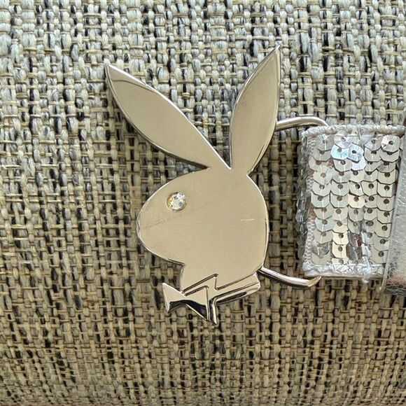 Vintage PLAYBOY Bunny sequin belt - Picture 2 of 10